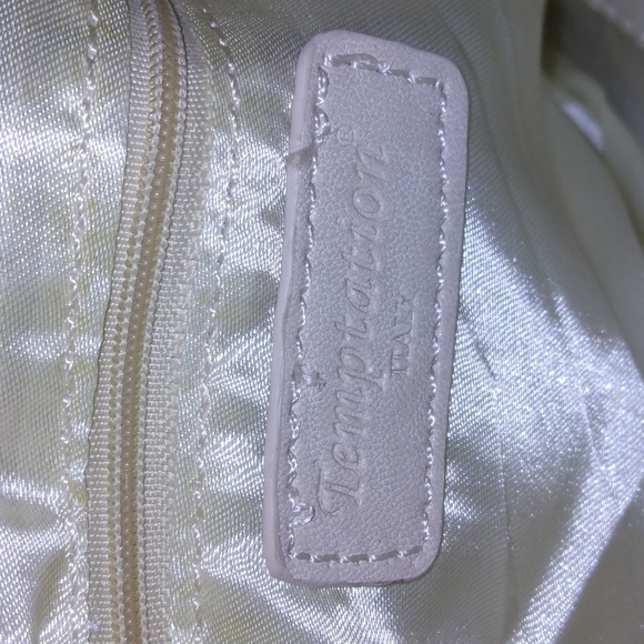 Temptation Italy beige envelope clutch purse NWoT - Picture 11 of 16